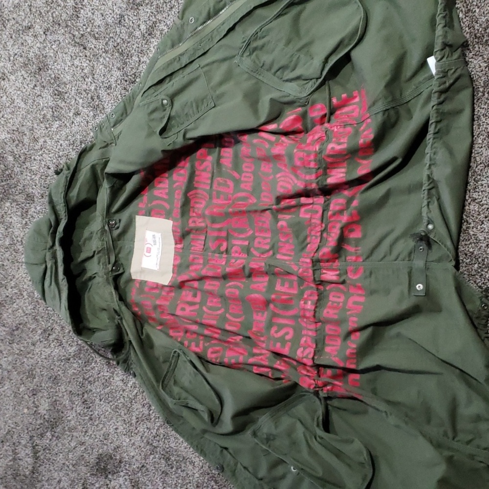 GAP  Men's Utility Jacket in Forest Green - Picture 3 of 6